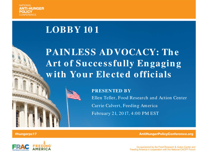 lobby 10 1 painless advocacy the art of successfully