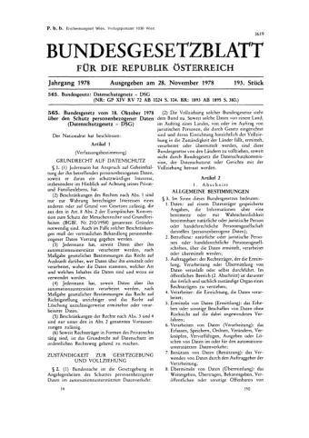 BUNDESGESETZBLATT  FR DIE REPUBLIK STERREICH  Jahrgang 1978  Ausgegeben am 28. November 1978