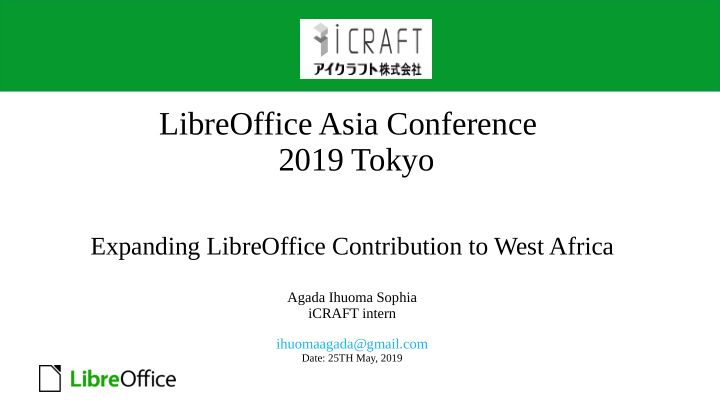 libreoffice asia conference 2019 tokyo