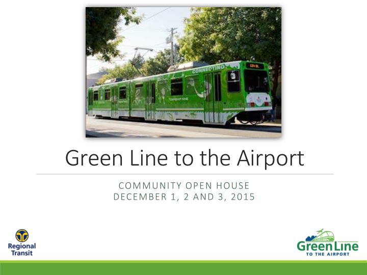 green line to the airport