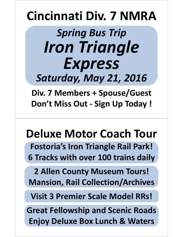 iron triangle express