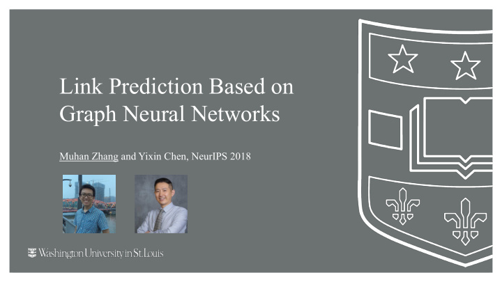 link prediction based on graph neural networks