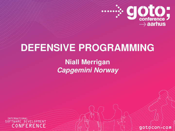 defensive programming