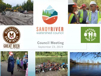 Council Meeting  September 23, 2019  Council Development  Review/adopt minutes  Metro bonds