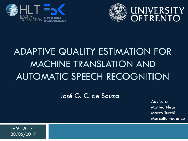 adaptive quality estimation for machine translation and