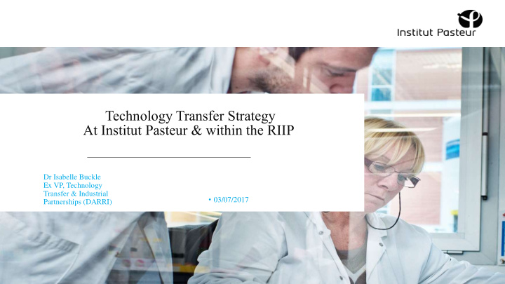 technology transfer strategy