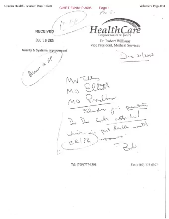 . /. -r&quot;&quot;' .. ~ t 11 C a 1~e .__ -- -- ------- Hea 1  ' .  . . .- --' Corp or ation of