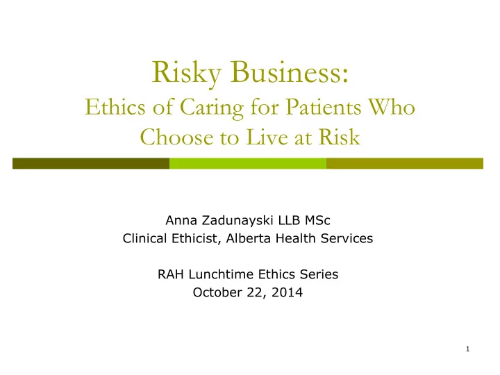 risky business