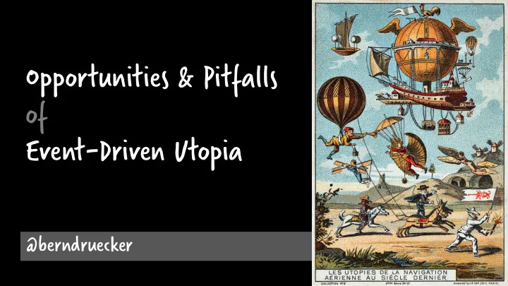 opportunities pitfalls