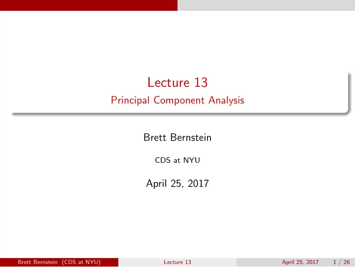 lecture 13
