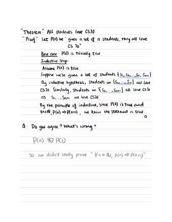 Pco  PCD tri c N p Cn we didn't really prove pint D  so 1 Induction Induction is a technique for