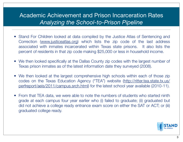 academic achievement and prison incarceration rates