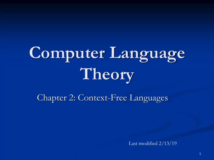 theory