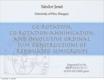Co-rotation,  co-rotation-annihilation,  and involutive ordinal  sum constructions of  residuated