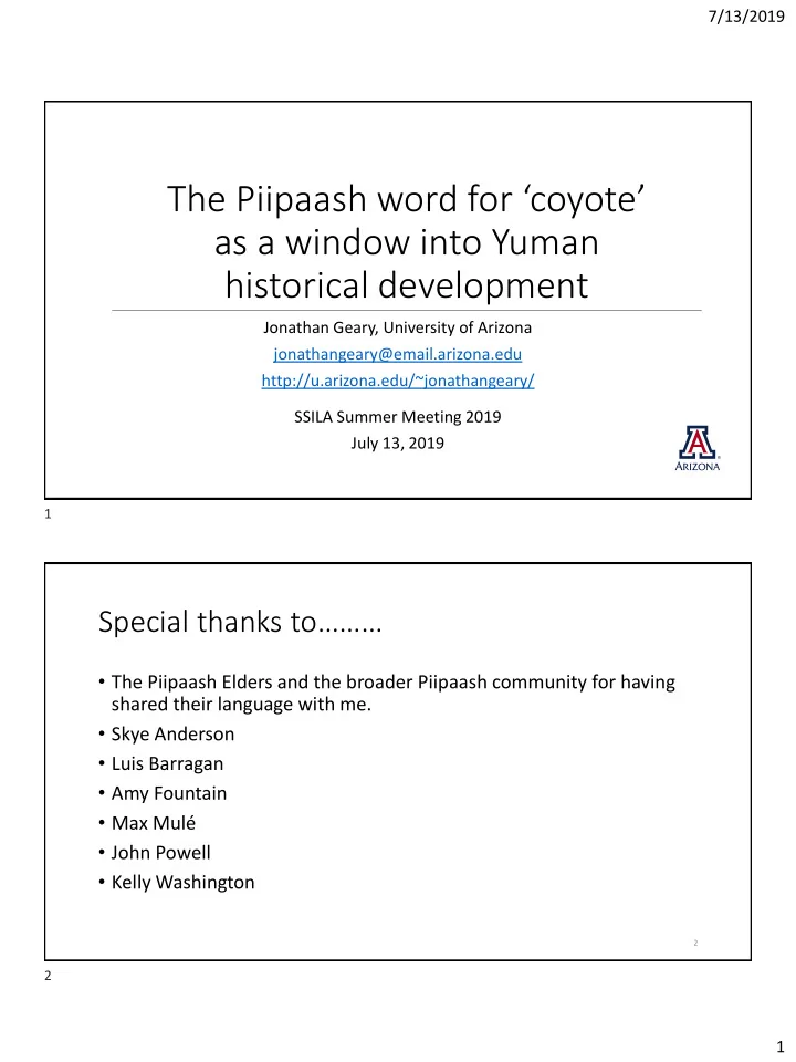 historical development