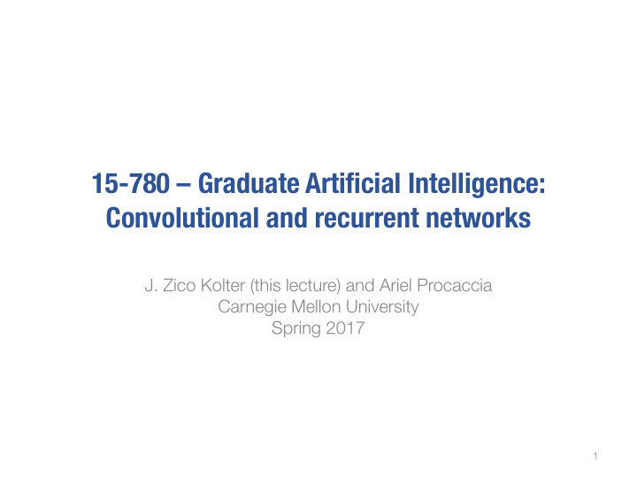 15 780 graduate artificial intelligence convolutional and