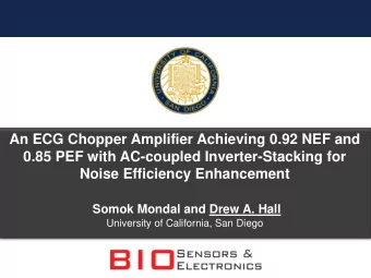 0.85 PEF with AC-coupled Inverter-Stacking for  Noise Efficiency Enhancement  Somok Mondal and Drew