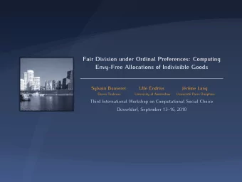 Fair Division under Ordinal Preferences: Computing  Envy-Free Allocations of Indivisible Goods