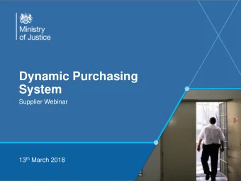 System  Supplier Webinar 13 th March 2018  Context  From April 2019, the majority of  education