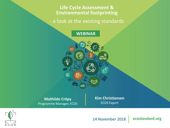 a look at the existing standards