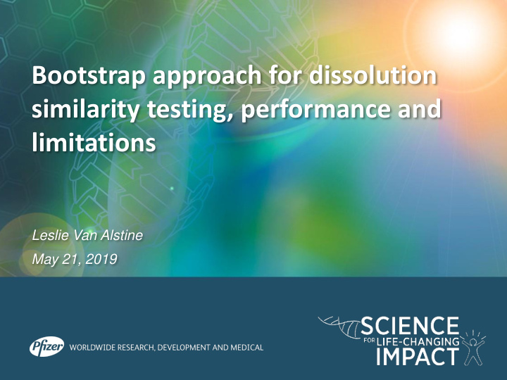 bootstrap approach for dissolution similarity testing