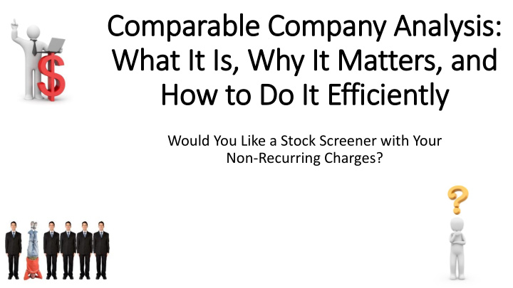 comparable company analysis