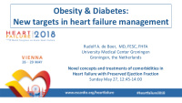 obesity diabetes new targets in heart failure management