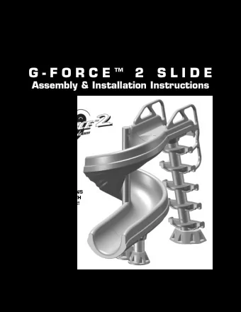 2  S L I D E  Assembly &amp; Installation Instructions  IMPORTANT  THESE INSTRUCTIONS  MUST REMAIN