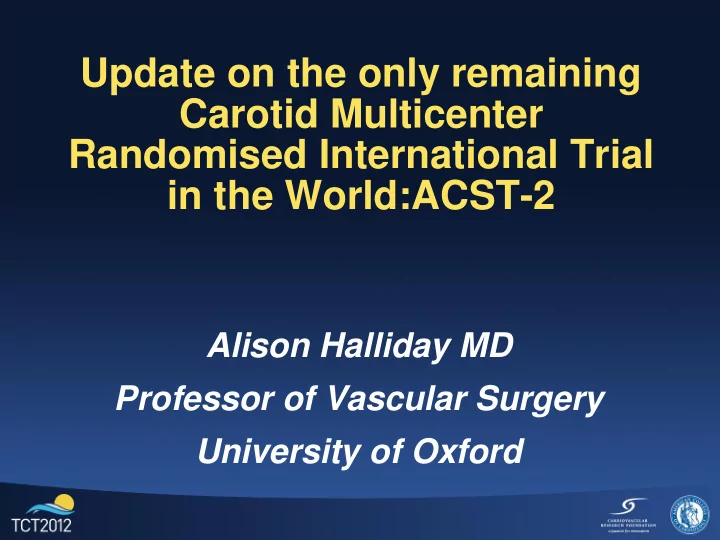 randomised international trial