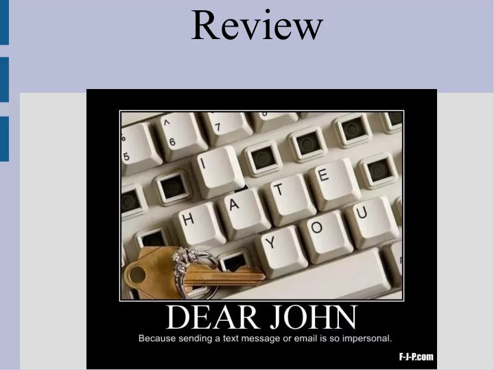 review final exam