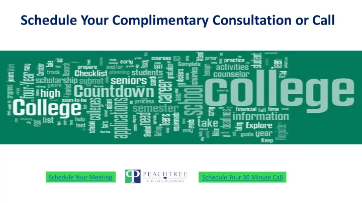 schedule your complimentary consultation or call