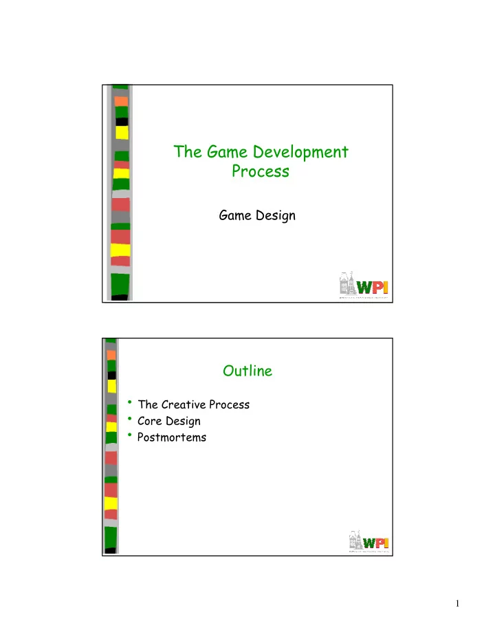 nurturing the creative process