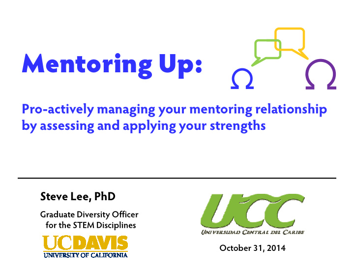 mentoring up