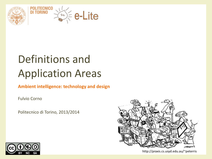 definitions and application areas