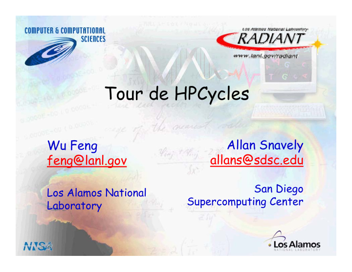 tour de hpcycles