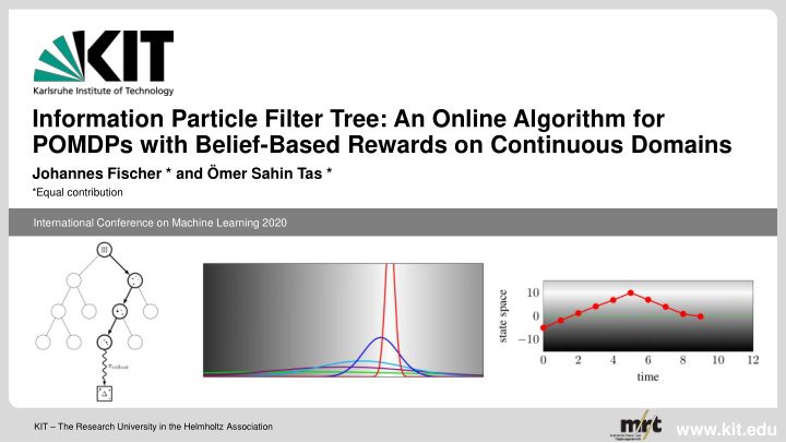 information particle filter tree an online algorithm for