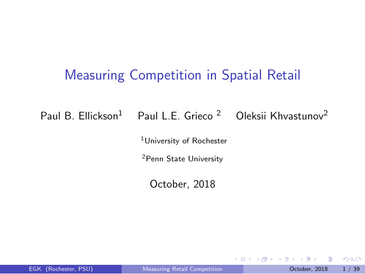 measuring competition in spatial retail