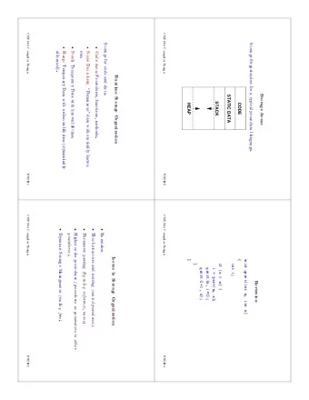 STATIC DATA  STACK    CODE  HEAP
