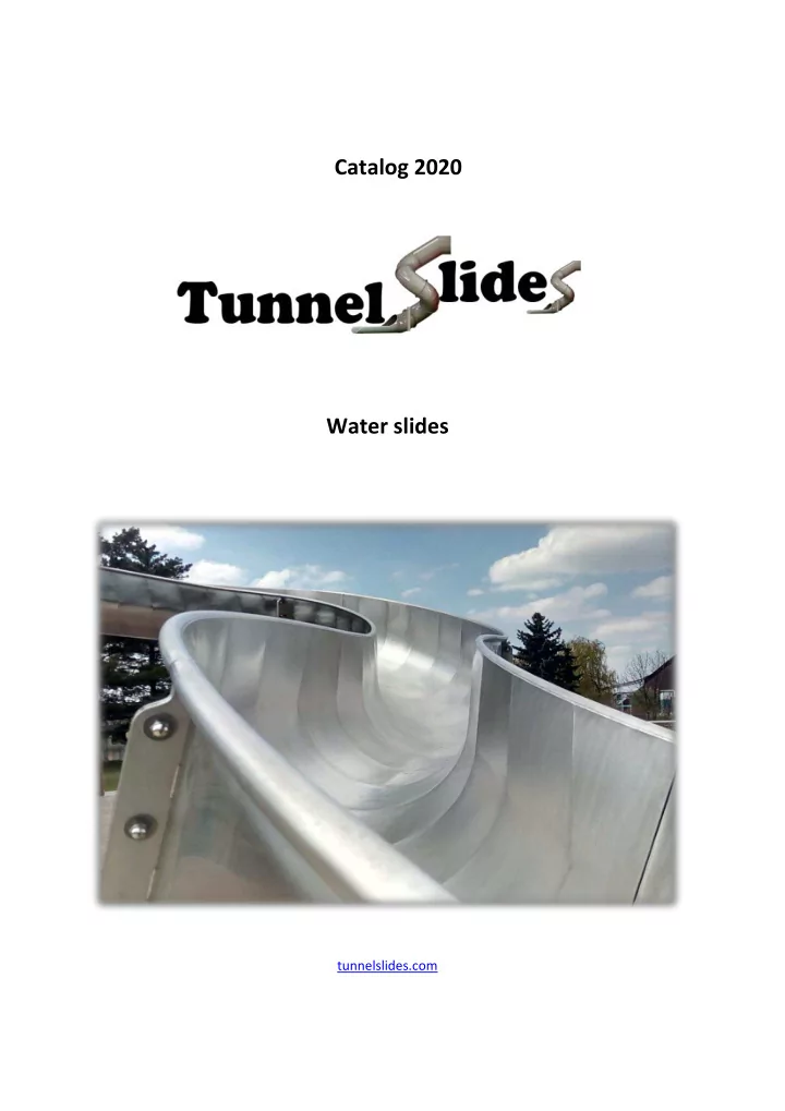 catalog 2020 water slides