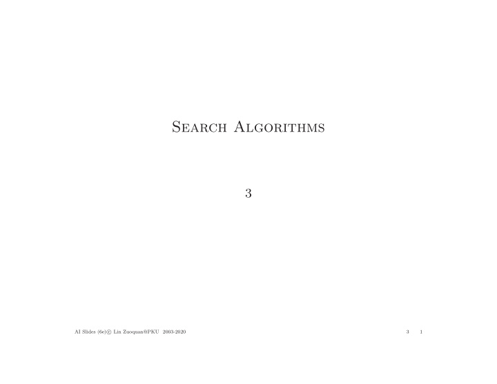 search algorithms