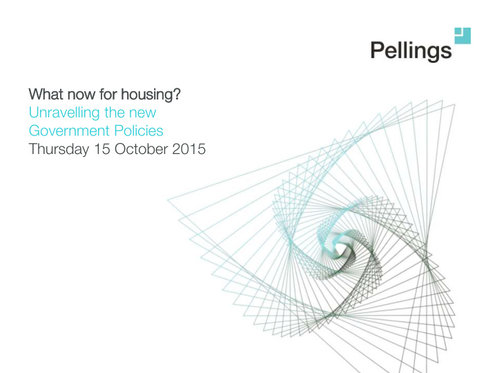 what now for housing unravelling the new government