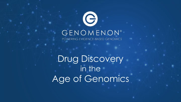 drug discovery