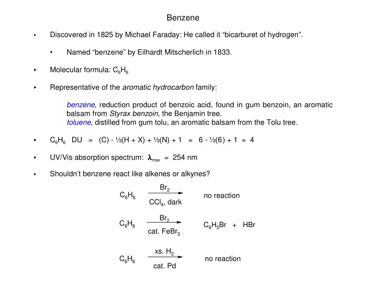 benzene