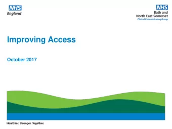 Improving Access  October 2017  HAVE YOU REGISTERED YOUR  CAR FOR PARKING????  New regulations are