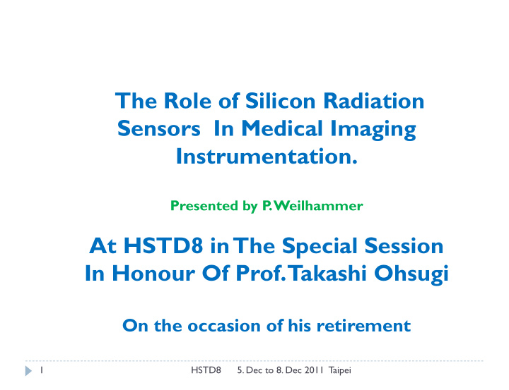 the role of silicon radiation sensors in medical imaging