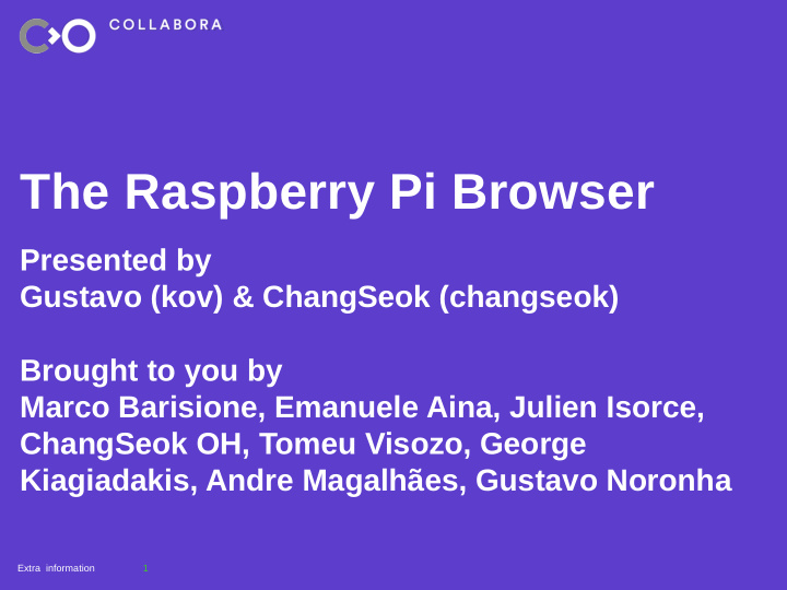 the raspberry pi browser