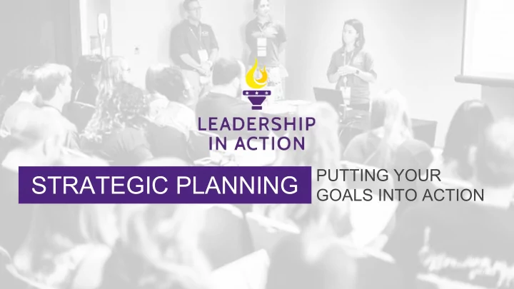 strategic planning