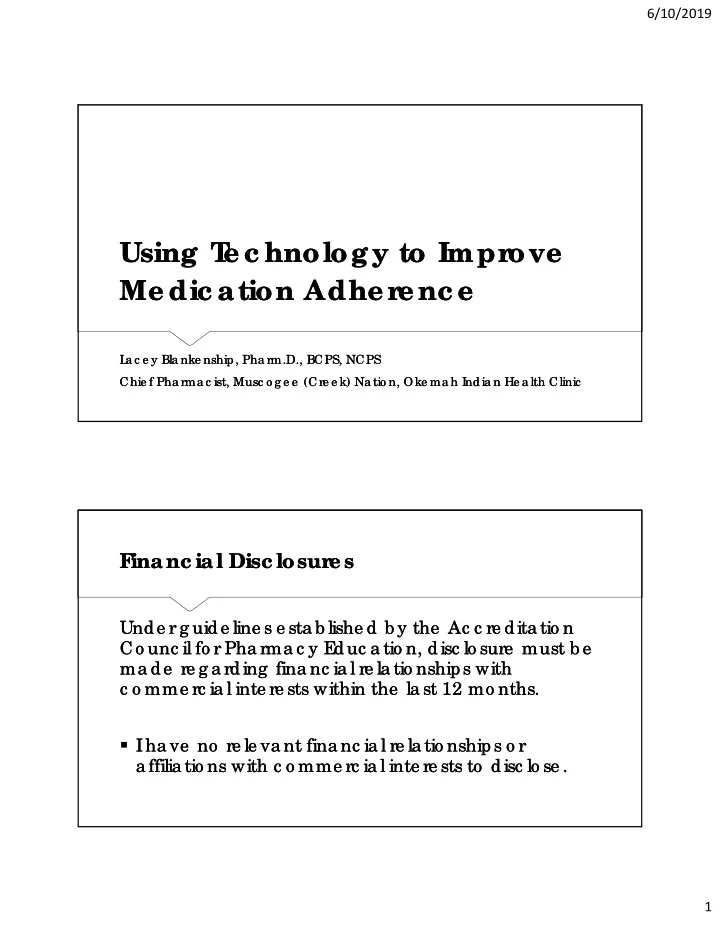 using t using t e c hnology to impr e c hnology to impr