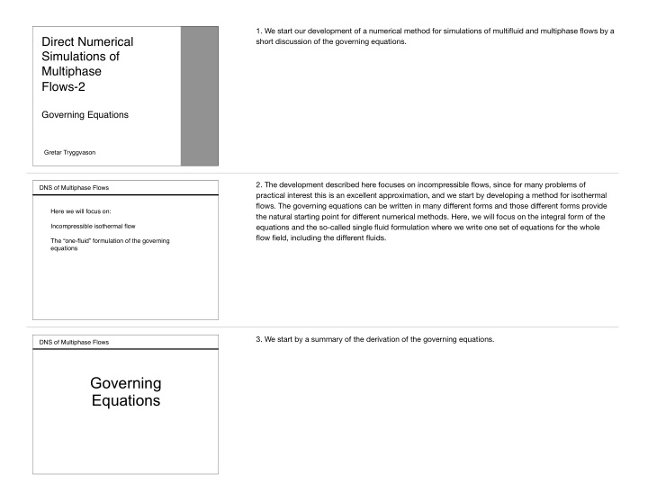 governing equations 4 the governing equations are