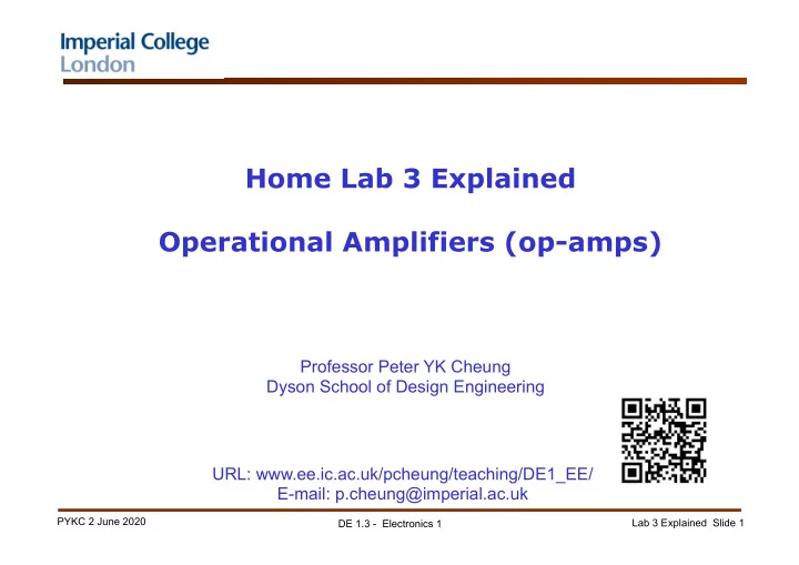 home lab 3 explained operational amplifiers op amps
